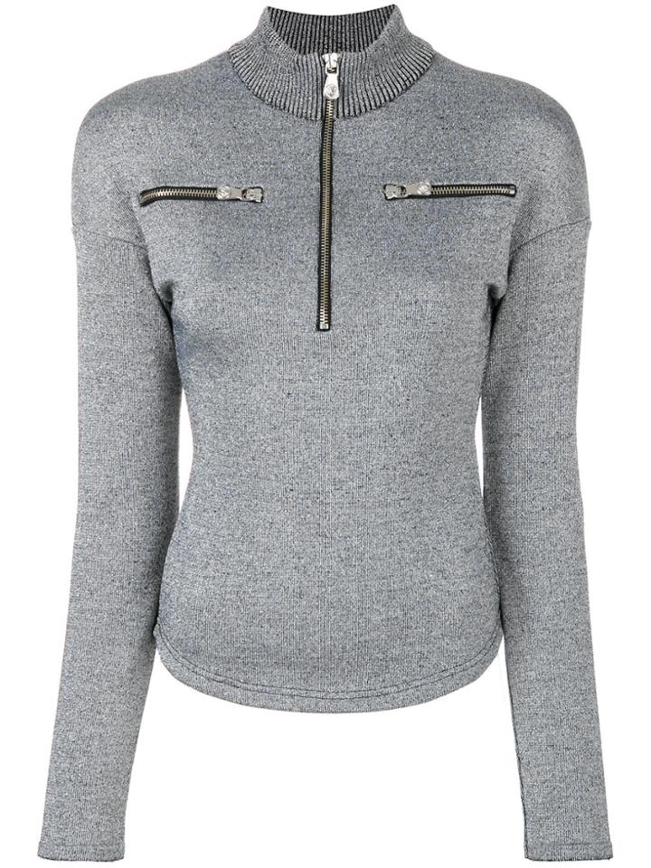 Versus High Neck Metallic Jumper