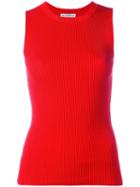 Balenciaga Classic Tank Top, Women's, Size: 38, Red, Polyamide/acetate