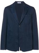 Boglioli Lined Buttoned Blazer - Blue