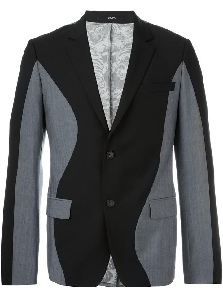 Kenzo Wavy Panel Blazer