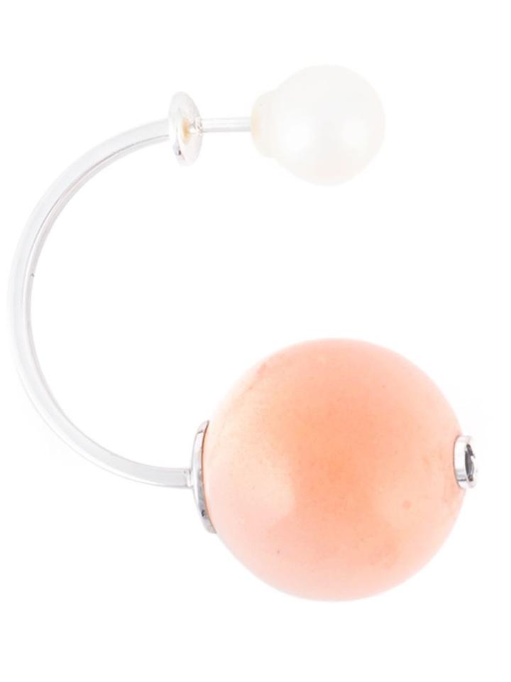 Delfina Delettrez 'stone-edge Piercing' Sapphire Earring