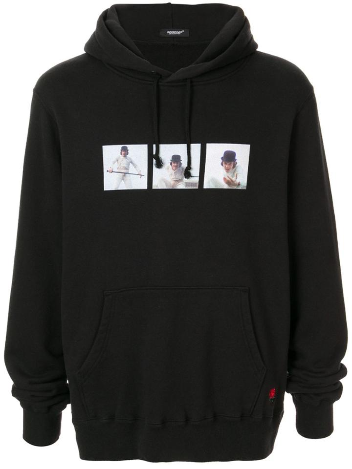 Undercover Photographic-print Oversized Hoody - Black