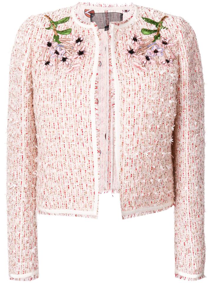 Giambattista Valli Embellished Tweed Jacket - Multicolour