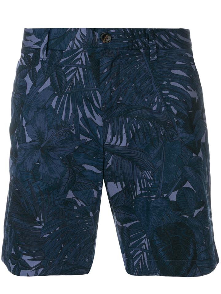 Michael Michael Kors Wild Nature Printed Shorts - Blue