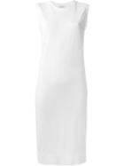 Dkny Midi Tank Dress, Women's, Size: Xs, White, Cotton