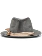 Forte Forte Fedora Hat, Women's, Size: Medium, Grey, Wool