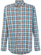 Etro - Plaid Shirt - Men - Cotton - 40, Blue, Cotton
