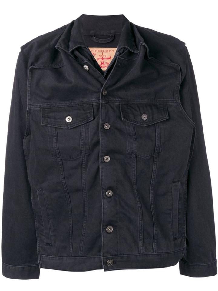 Y/project Classic Denim Jacket - Black