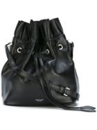 Rochas - Bucket Drawstring Shoulder Bag - Women - Lamb Skin - One Size, Black, Lamb Skin