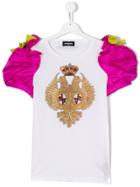 Dsquared2 Kids Puff Sleeve T-shirt - Pink & Purple