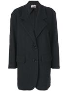 Hache Single Breasted Coat - Grey