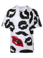Maison Margiela Lip Print Short-sleeve T-shirt - White