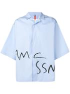 Oamc Loose-fit Logo Shirt - Blue