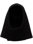 Jw Anderson Knit Hooded Scarf - Black