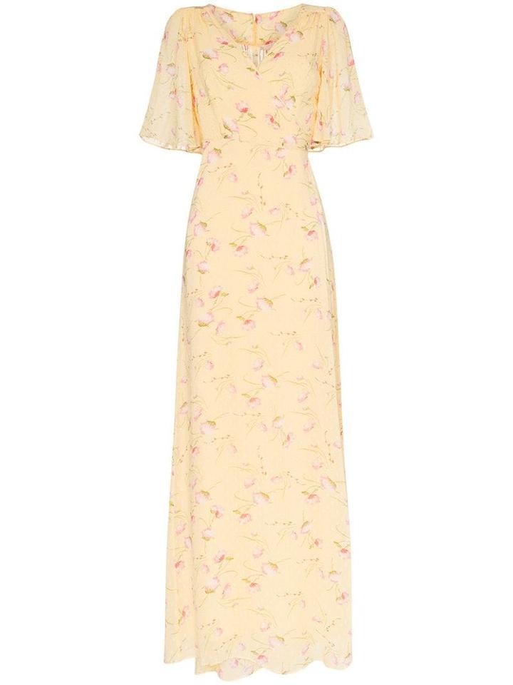 By Timo Poppies Floral-print Maxi Dress - Yellow