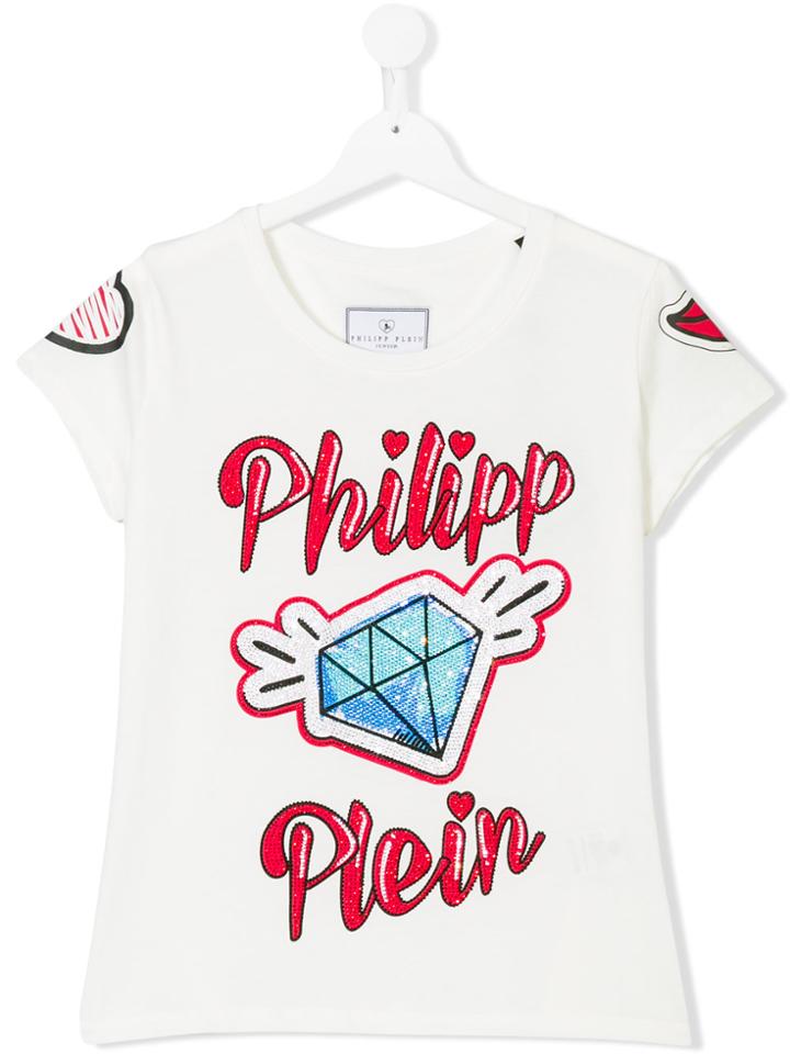 Philipp Plein Junior Lady D T-shirt - White