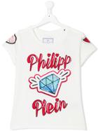 Philipp Plein Junior Lady D T-shirt - White