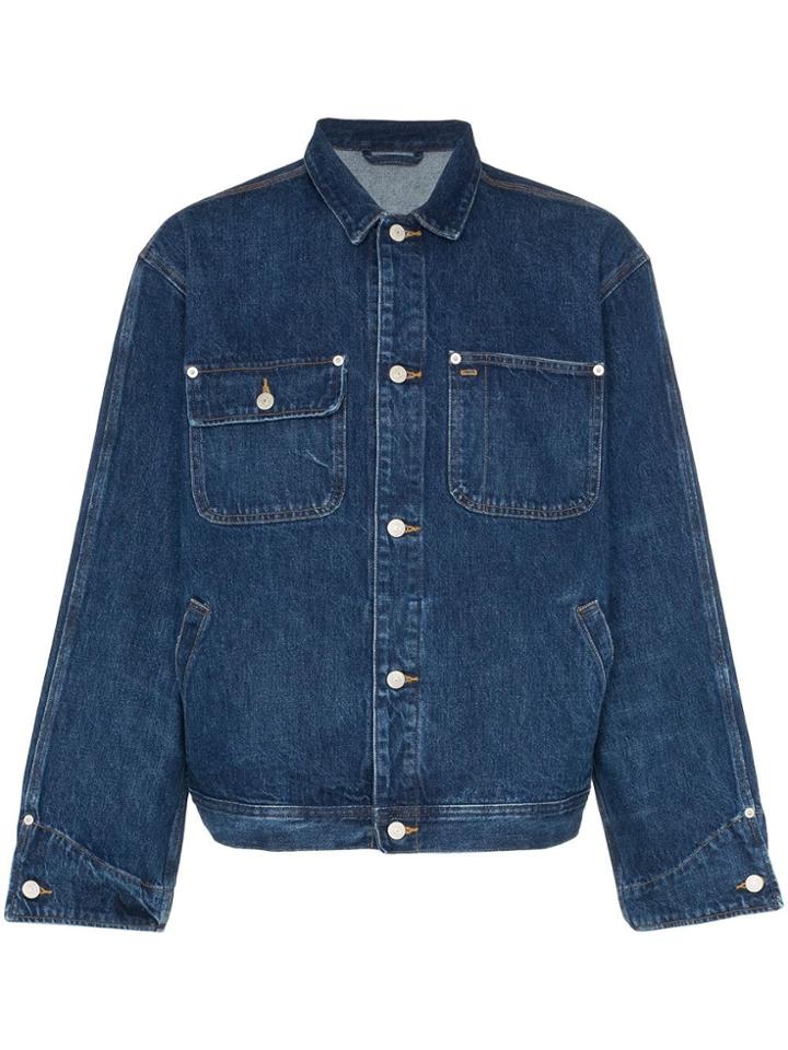 Polo Ralph Lauren Logo Print Denim Jacket - Blue