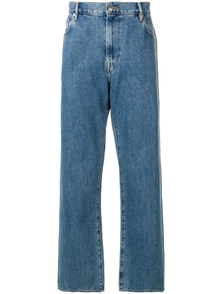 Burberry Wide-leg Jeans - Blue