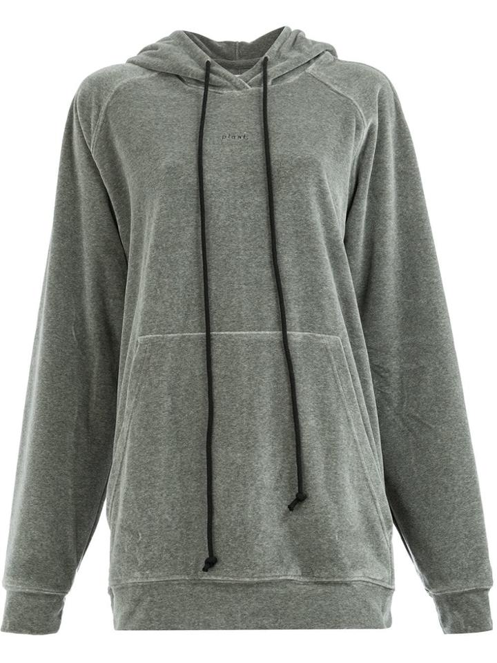 Song For The Mute Loose Fitting Hoodie - Grey