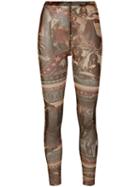 Jean Paul Gaultier Pre-owned Printed Sheer Fitted Trousers -