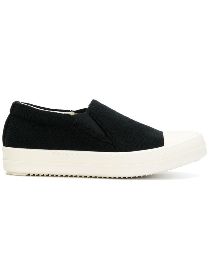 Rick Owens Drkshdw Boat Sneakers - Black