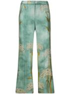 F.r.s For Restless Sleepers Straight Printed Trousers - Blue