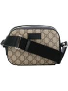 Gucci - Gg Supreme Shoulder Bag - Women - Leather/rayon - One Size, Nude/neutrals, Leather/rayon
