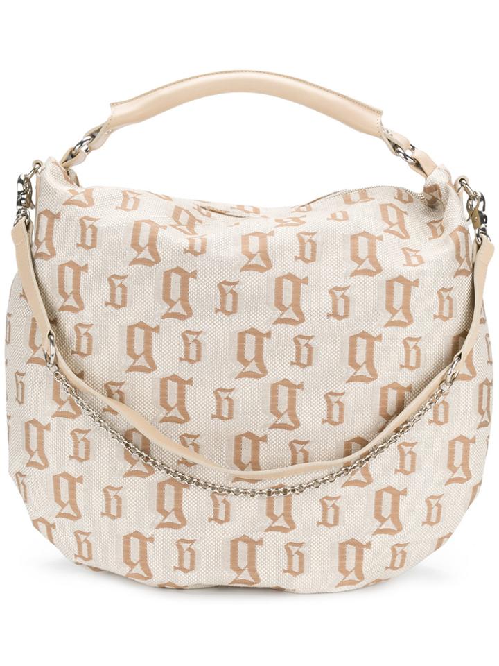 John Galliano Monogram Shoulder Bag - Nude & Neutrals