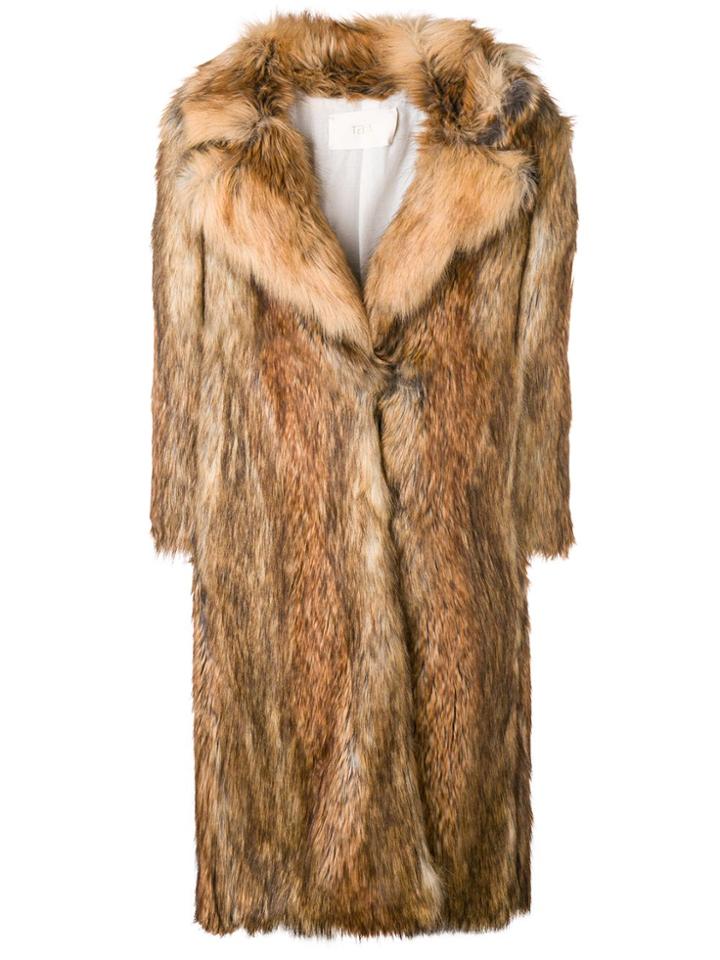 Tela Puff Daddy Coat - Nude & Neutrals