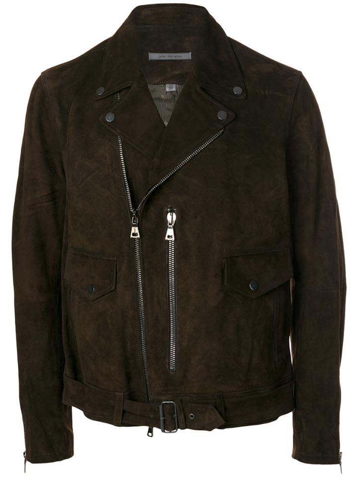 John Varvatos Biker Jacket - Brown