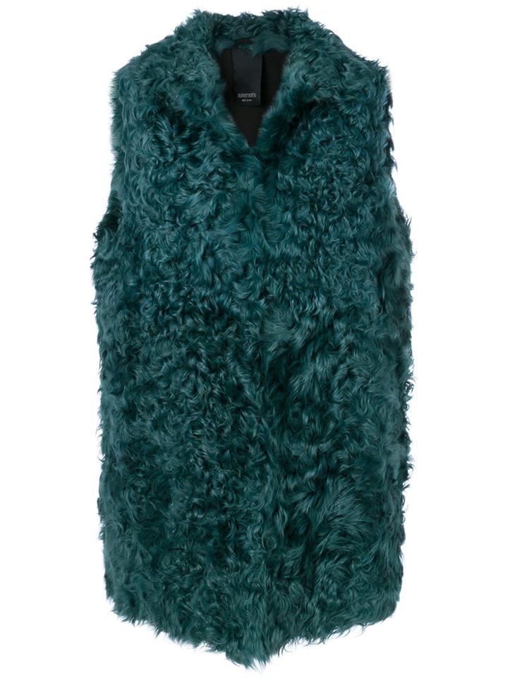 Numerootto Longline Gilet - Green