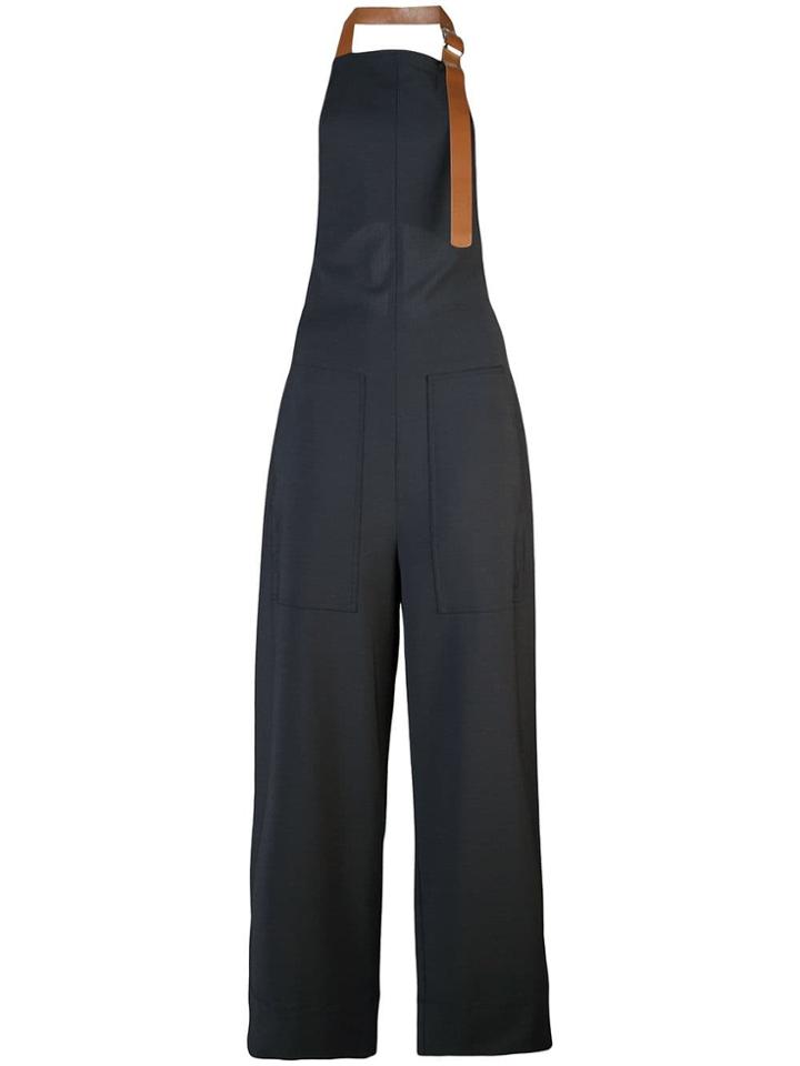 Tibi Loose Fit Overalls - Blue