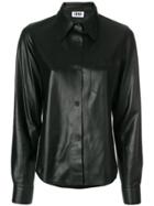 Sonia By Sonia Rykiel Leather Shirt - Black