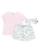 Kenzo Kids - Printed Short Set - Kids - Spandex/elastane/cotton - 4 Yrs, Pink/purple