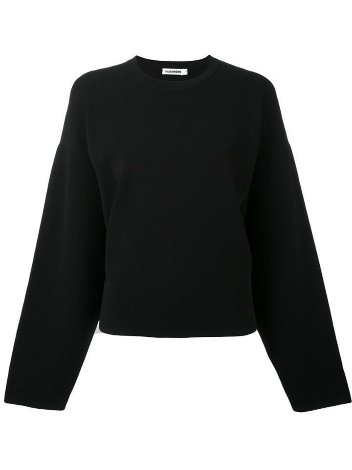 Jil Sander Oversized Sweatshirt - Black