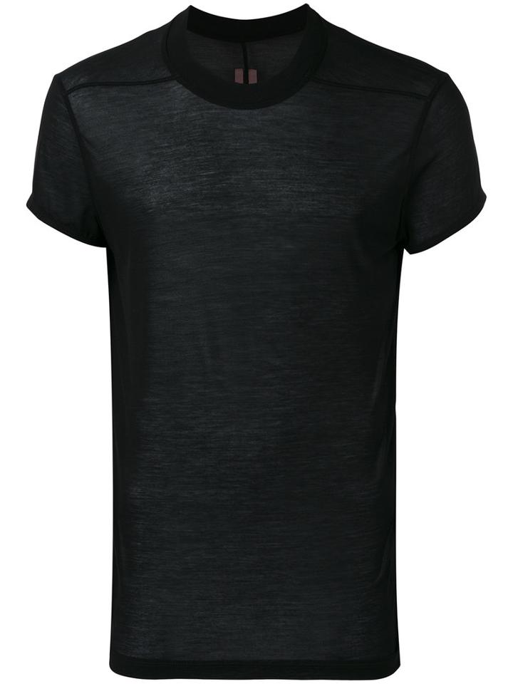 Rick Owens Drkshdw Short Sleeve T-shirt, Men's, Size: Medium, Black, Viscose