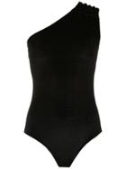 Lilly Sarti One Shoulder Bodysuit - Black