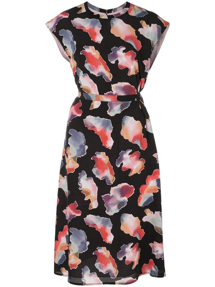 Sies Marjan Printed Midi Dress - Black