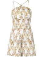 Andrea Marques Printed Jumpsuit - Oro Branco