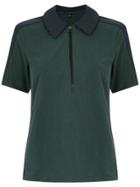 Alcaçuz Panelled Faceta Blouse - Green