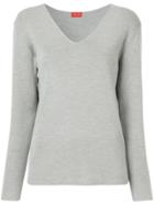 Des Prés V-neck Pullover - Grey