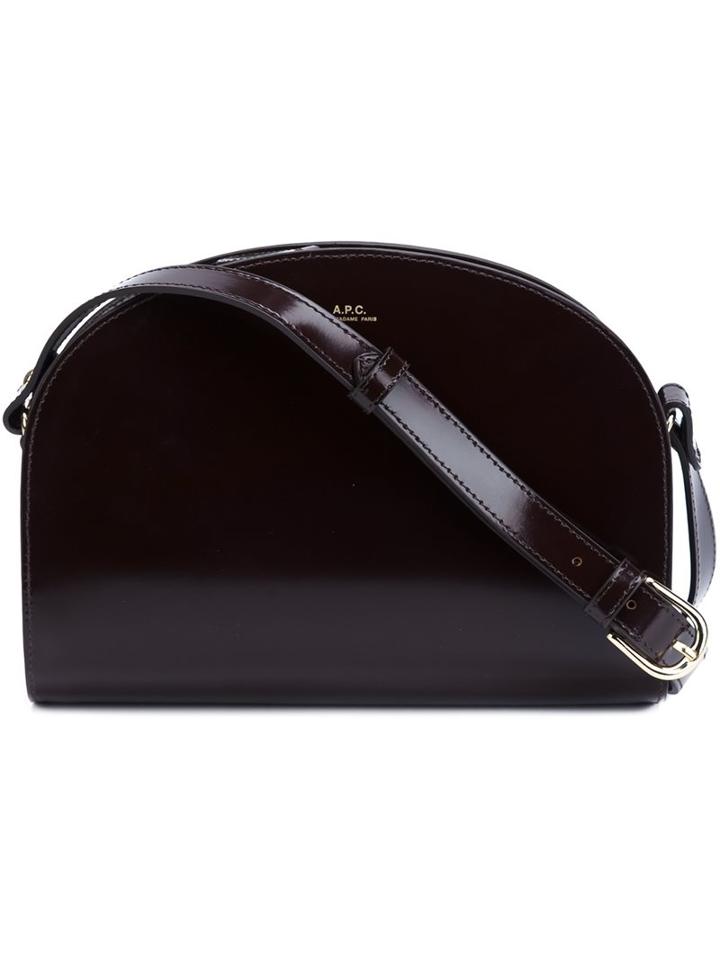 A.p.c. Half-moon Crossbody Bag, Women's, Red