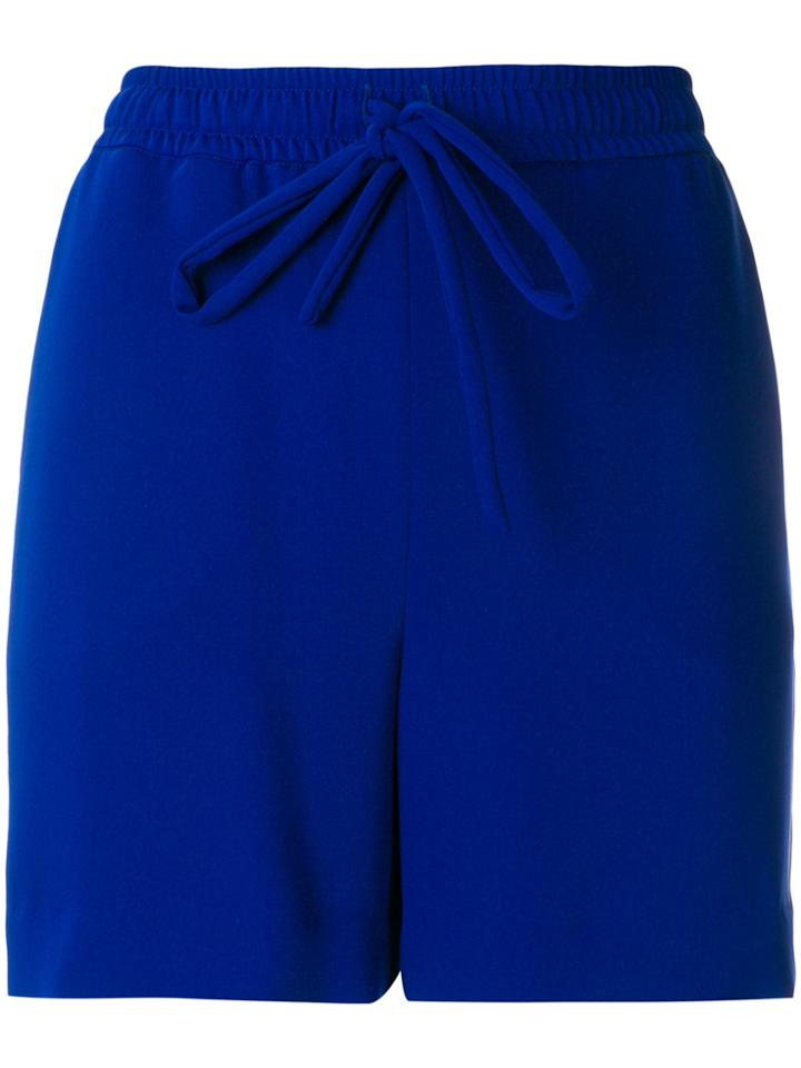 P.a.r.o.s.h. Drawstring Tie Shorts - Blue