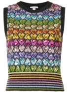Marc Jacobs Embroidered Top, Women's, Size: Medium, Silk/nylon/spandex/elastane/sequin