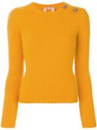 No21 Side Button Jumper - Yellow & Orange