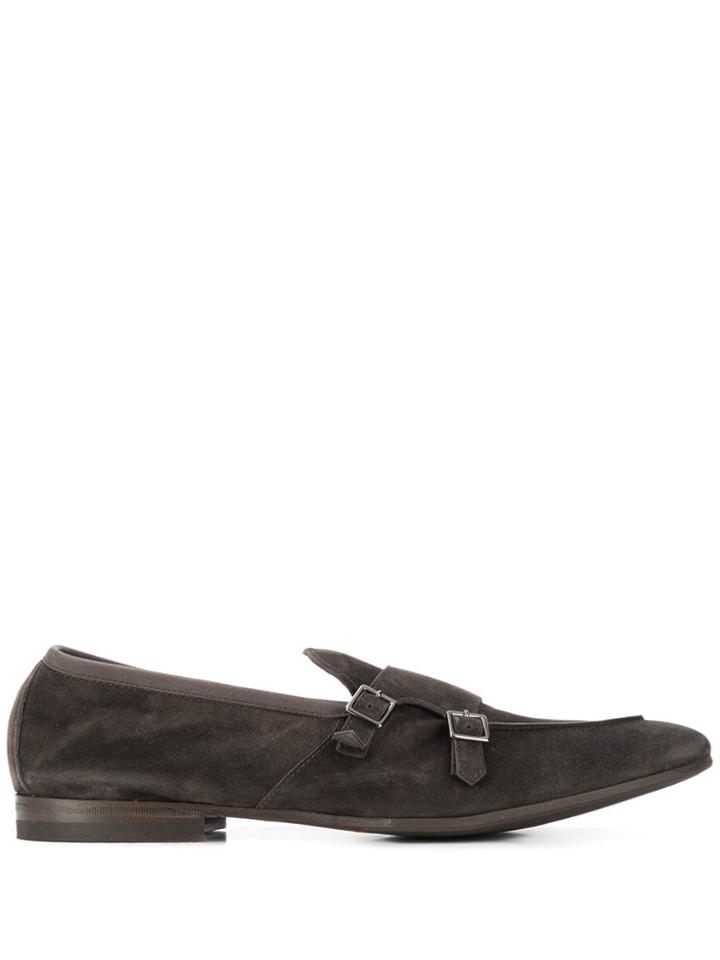 Henderson Baracco Buckled Oxford Shoes - Brown
