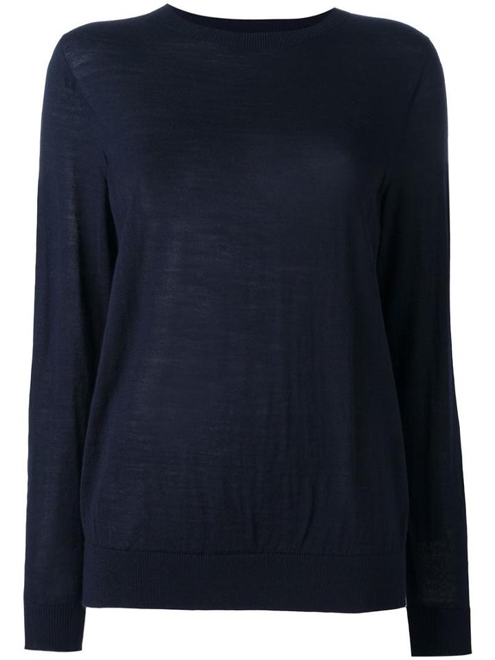 Sofie D'hoore 'meg' Fine Knit Jumper, Women's, Size: 40, Blue, Wool