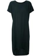 Black Crane - Pleated Cocoon Dress - Women - Linen/flax - L, Linen/flax