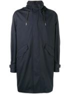 Ermenegildo Zegna Midi Raincoat - Blue